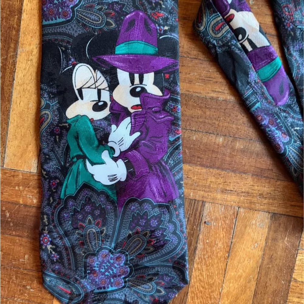 Disney Mickey Mouse Minnie Mouse Necktie